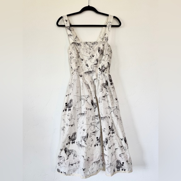 Maeve by Anthropologie Dresses & Skirts - Anthropologie Maeve Fetch & Frolic Dog Print Midi Dress